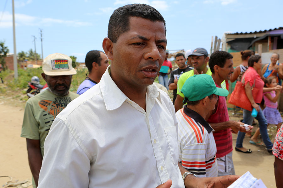 Coordenador estadual do MVT, Marcos Antônio da Silva.