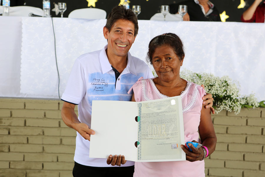 Entrega de títulos do Programa Moradia Legal II em Boca da Mata.