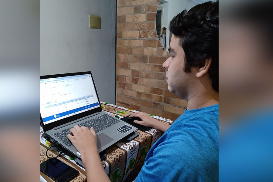José Nedson Lopes Lessa, estagiário da Área Técnico Contábil do Extrajudicial.