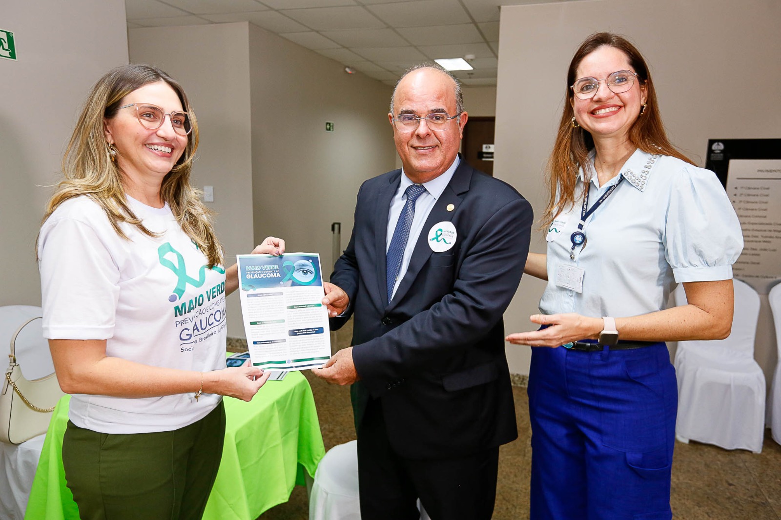 Maio verde: TJAL promove ação de prevenção ao glaucoma para servidores