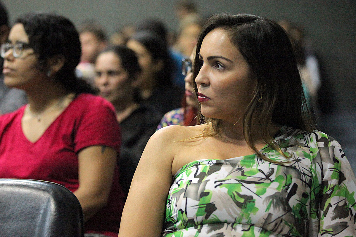 Arielly Mergulhão é servidora da Coordenação de Estágios da Esmal. Foto: Itawi Albuquerque (Dicom/TJ)