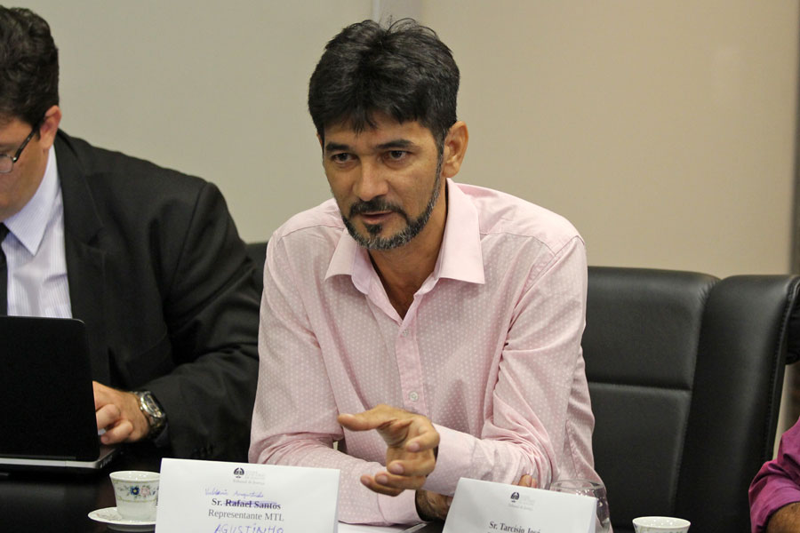Valdemir Agostinho, coordenador do Movimento dos Trabalhadores