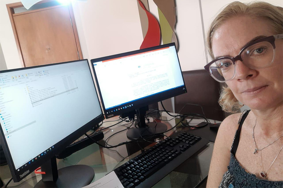 Katiane Lamenha, secretária-geral da CGJ.