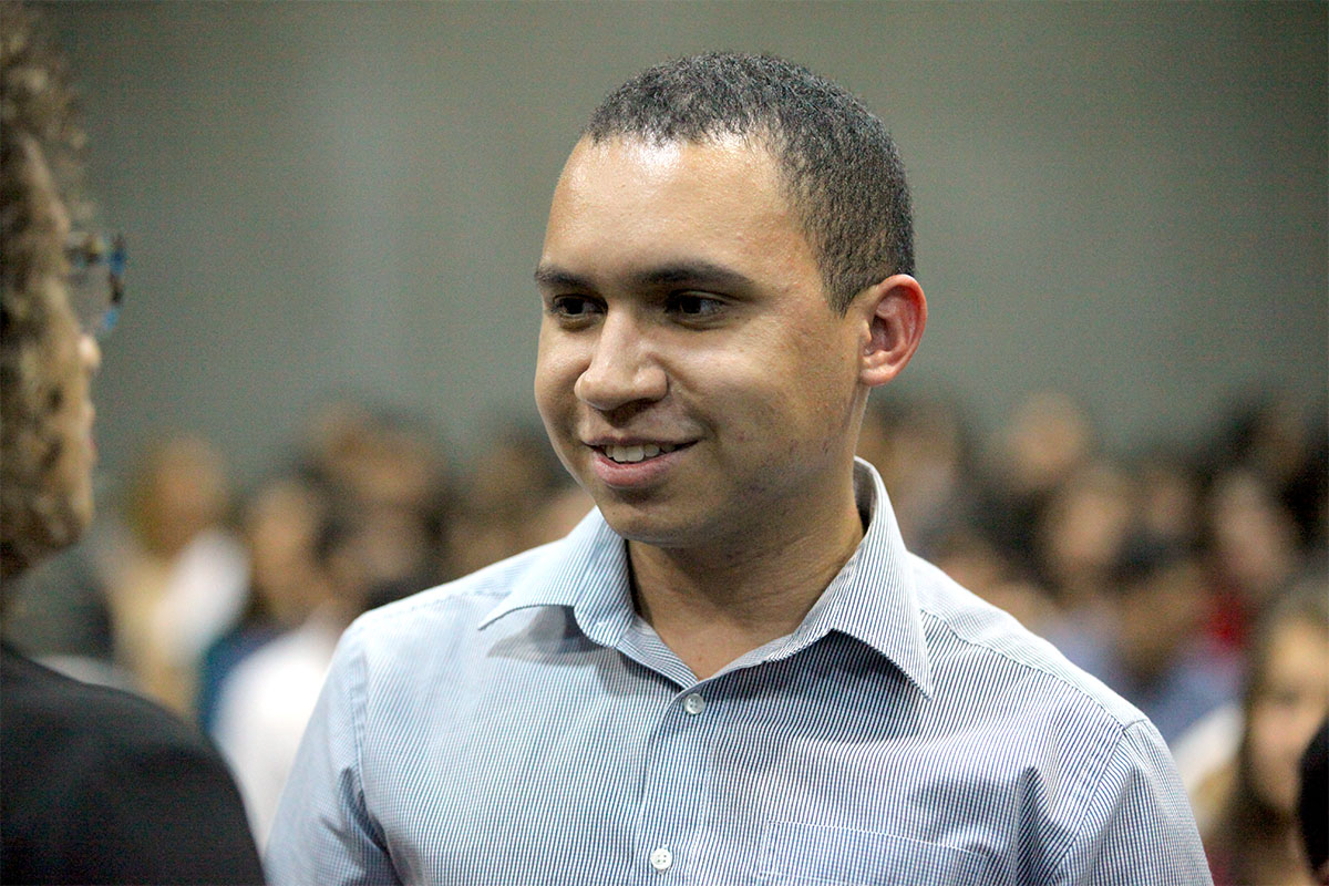 Walner Gouveia, aprovado no processo seletivo para estágio em Direito. Foto: Itawi Albuquerque (Dicom/TJ)
