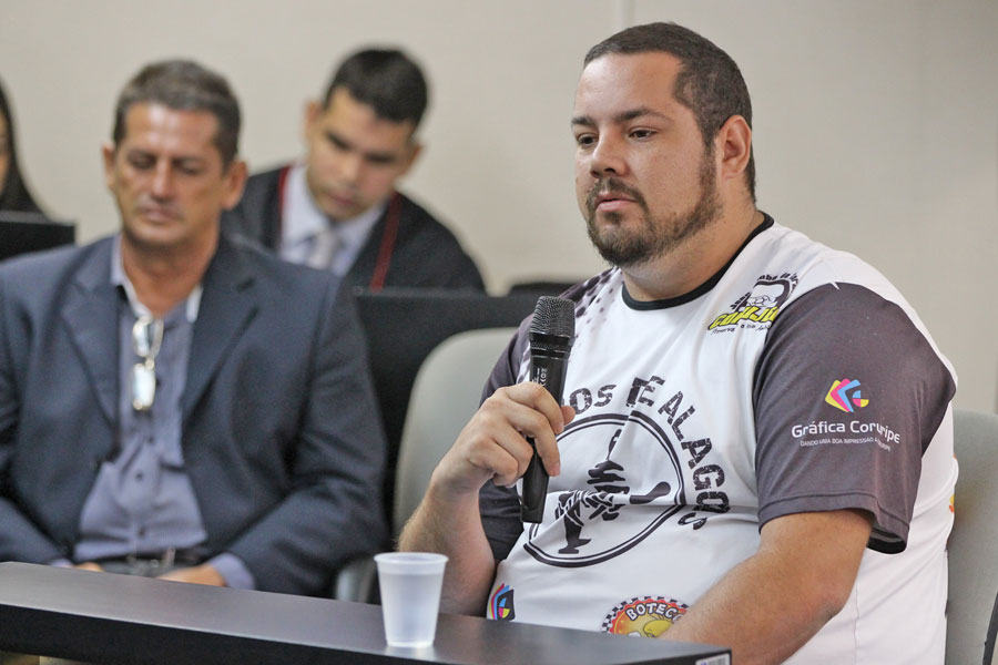 Testemunha Felipe Rangel Jucá, dono do celular que foi roubado.