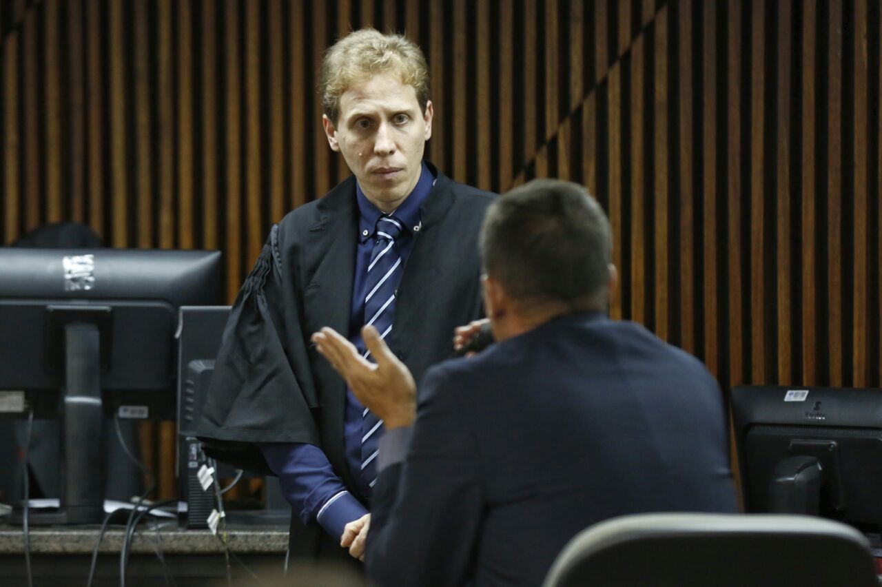 Juiz Anderson Passos, que conduz o julgamento