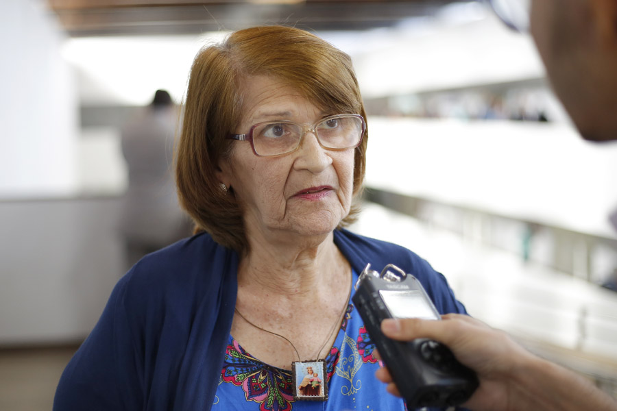 Catarina Tenório, mãe da vítima.