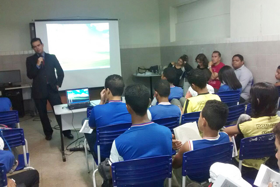 Palestra do juiz André Gêda.