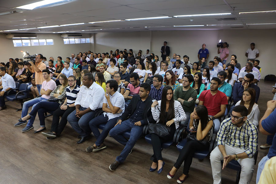 Público lotou Salão do Júri, no Fórum.