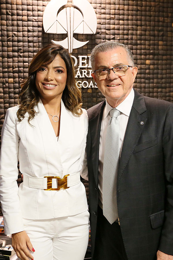 Juíza Graciela Henriquez e vice-presidente Sebastião Costa.