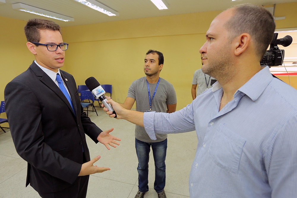 Juiz Bruno Massoud acompanhou a força-tarefa do Tribunal de Justiça
