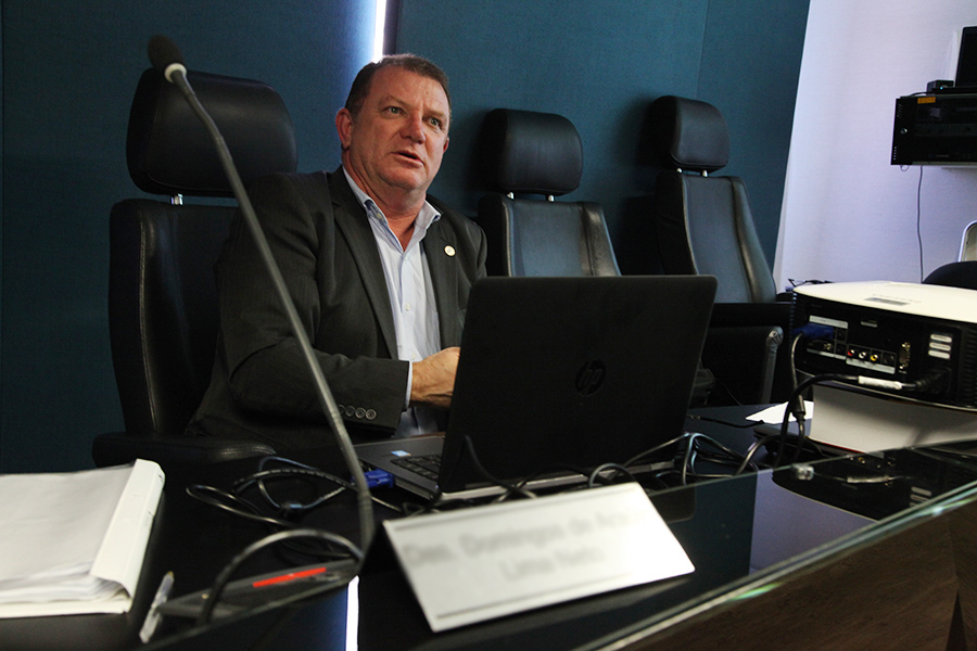 Juiz Edvaldo Landeosi, coordenador do NAUJ, pretende finalizar os processos da Meta 2 até o fim deste ano. Foto: Anderson Moreira