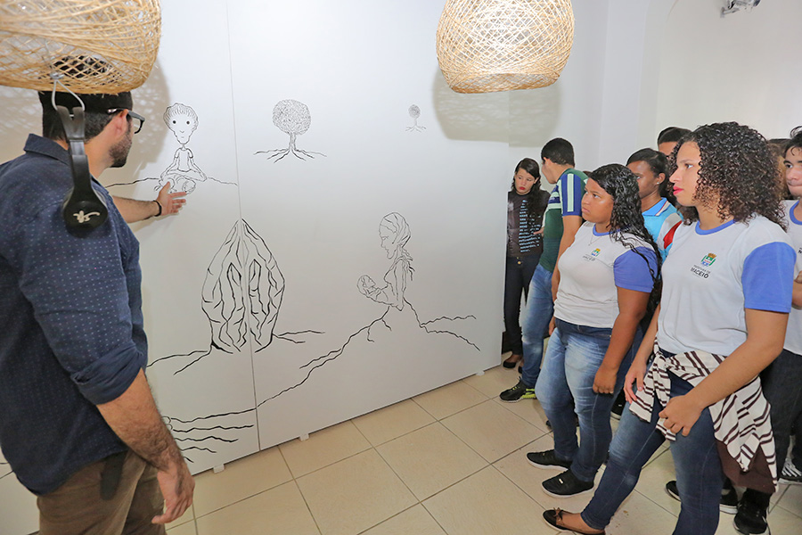 Estudantes aprenderam sobre o escritor alagoano Graciliano Ramos. 