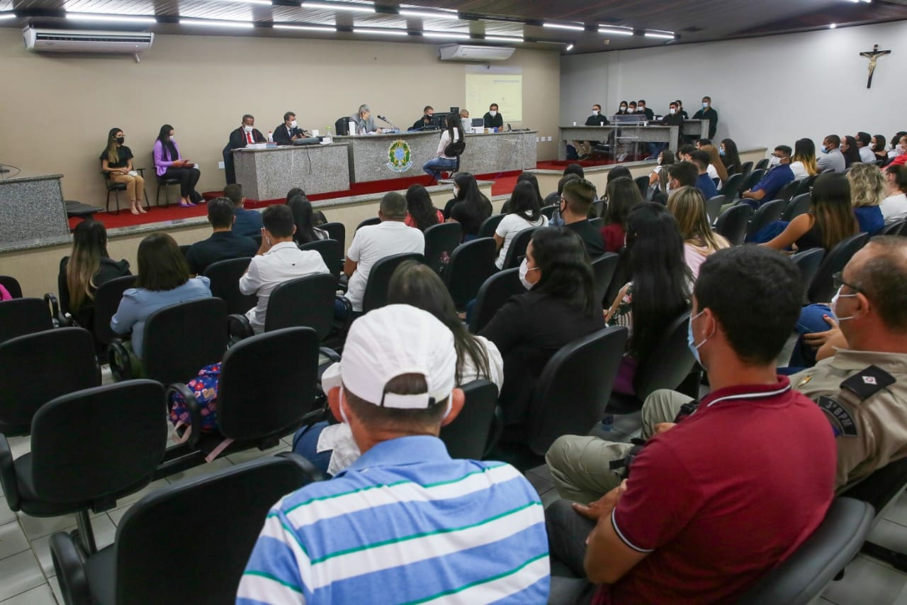 Tribunal esteve cheio durante julgamento 