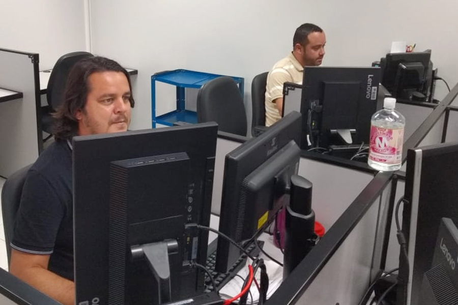 Sergio Gustavo Salustiano da Silva e Felipe Hamilton Lechtenbohmer Santos (esquerda para direita).