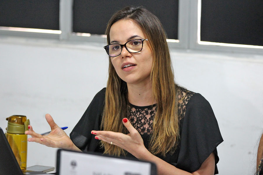 Juíza Lívia Maria Mattos participa da força-tarefa.