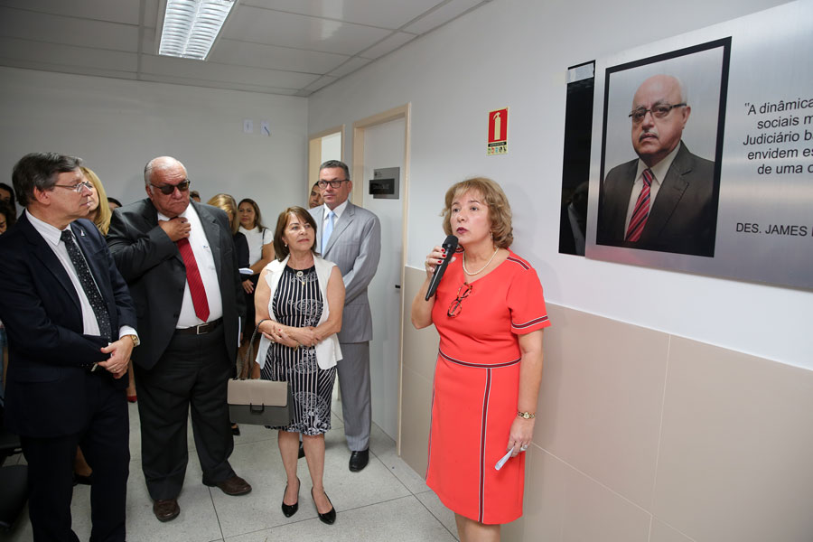 Juíza Luciana Sampaio, titular da Unidade.