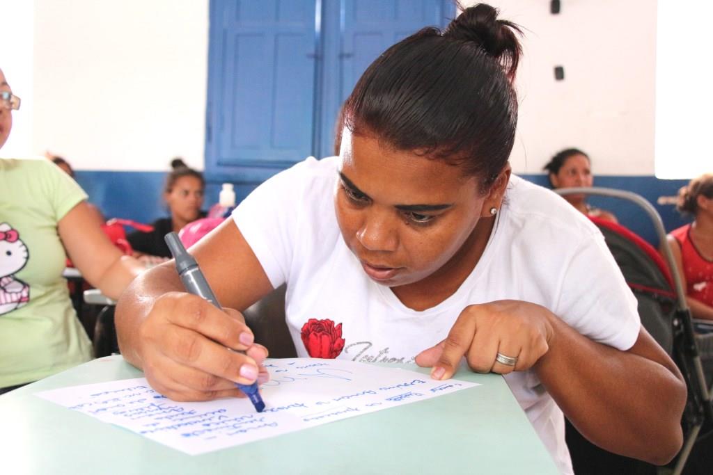 Isabel Ferreira, de 35 anos, participou das atividades promovidas pelo PCJE