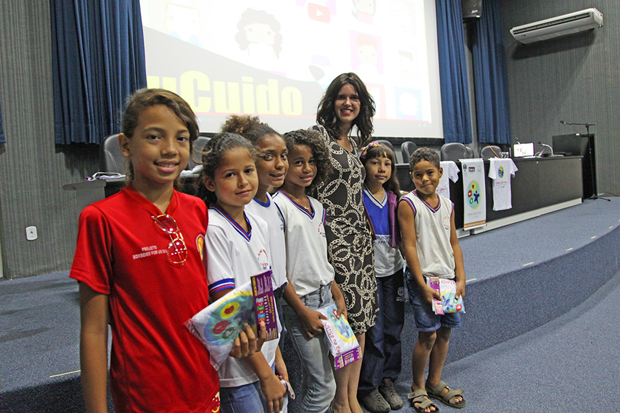Juíza Marina Gurgel, no abertura do ciclo de palestras, que aconteceu na Esmal.