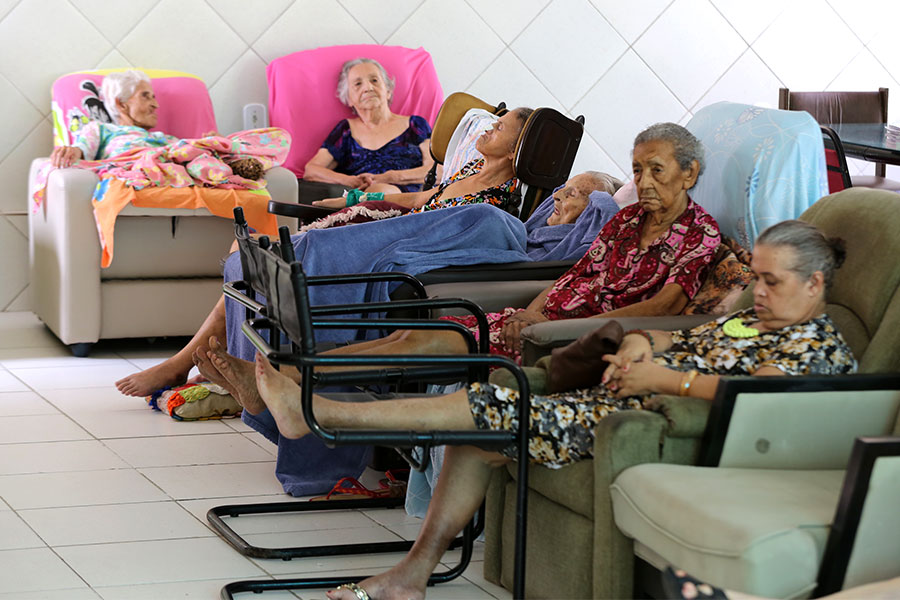 Maria Colarice Mesquita, moradora de 82 anos. Ela foi entrevistada pela TV Tribunal.