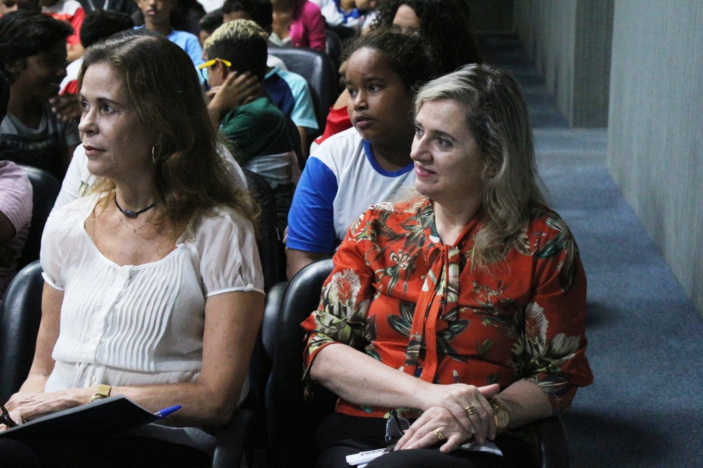 Ana Valéria Pitta e Conceição Marques, servidoras do PCJE. 