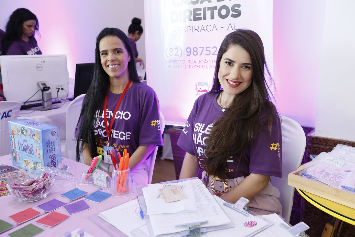 Ruany Caroline e Bruna Mecenas.