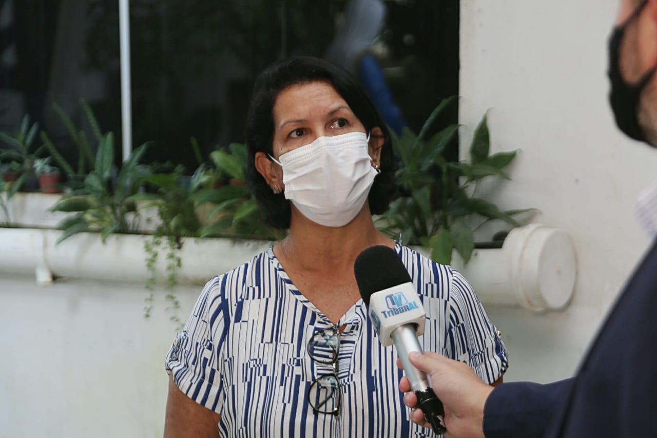 Vera Lúcia Gonçalves, pedagoga que trabalha na Associação Acolhimento Mãe das Graças.