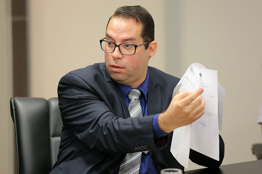 Charles Lima, diretor do Fórum de Arapiraca.