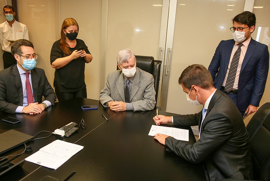 Visita da nova cúpula da OAB/AL, que assumiu em janeiro de 2022, ao TJAL.