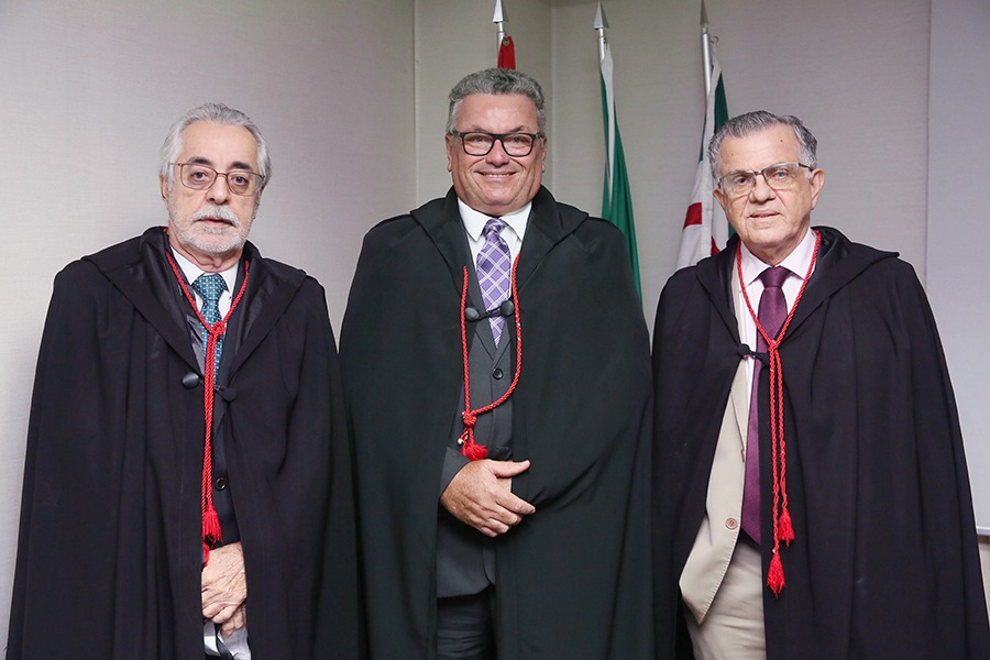 Alcides Gusmão, Domingos Neto e Sebastião Costa Filho.