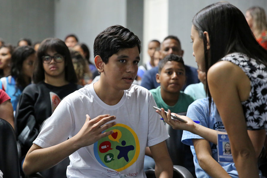 Everson Medeiros, estudante do 9º ano da escola Antídio Vieira.