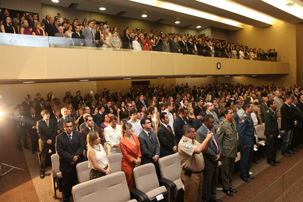 Cerimônia de posse dos 27 novos juízes substitutos do Poder Judiciário alagoano, em 15/10/2010