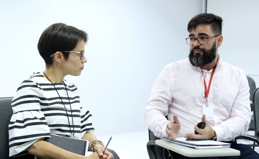 Karoline Mafra e Ricardo Martins. 