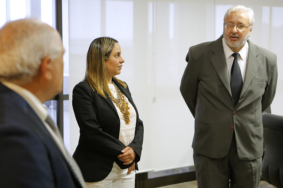 Servidor Alexandre Caiado agradeceu o apoio do presidente Otávio Praxedes.