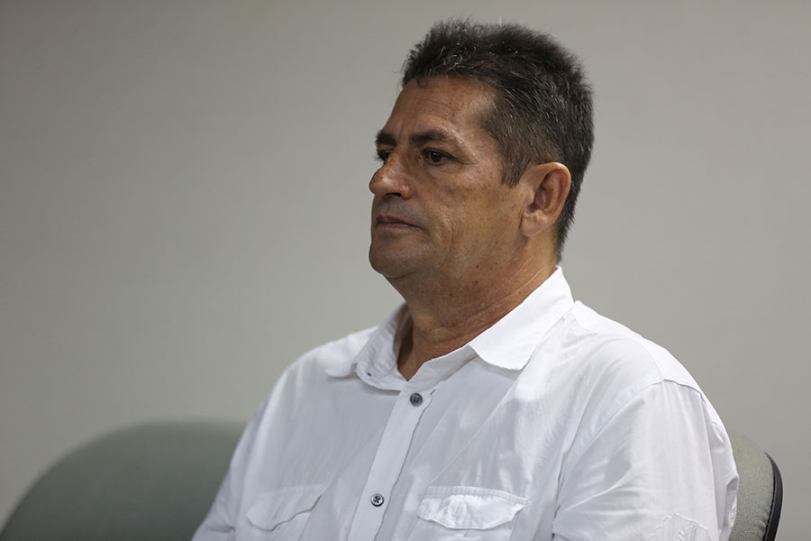 Réu Agnaldo Lopes de Vasconcelos.