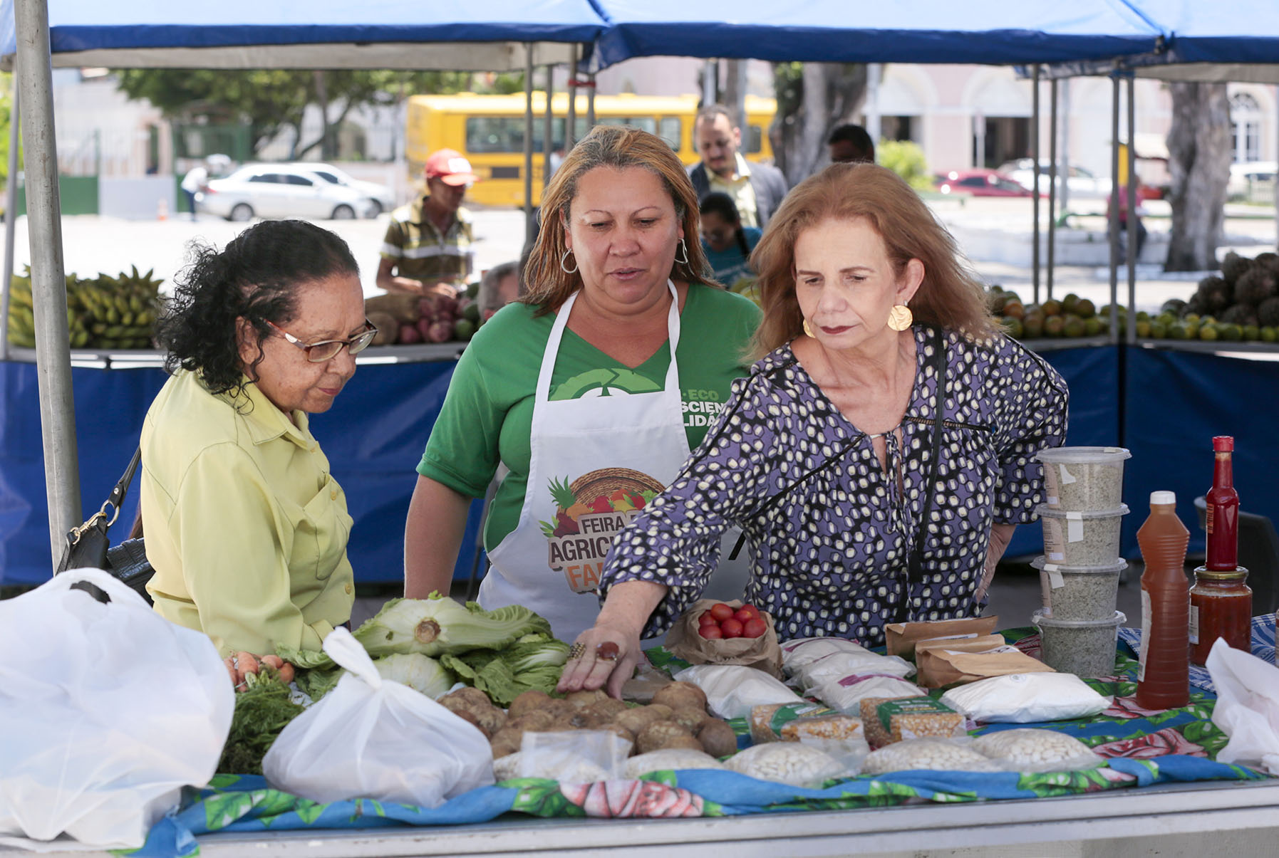 Feira agroecológica do TJAL leva produtos orgânicos à população