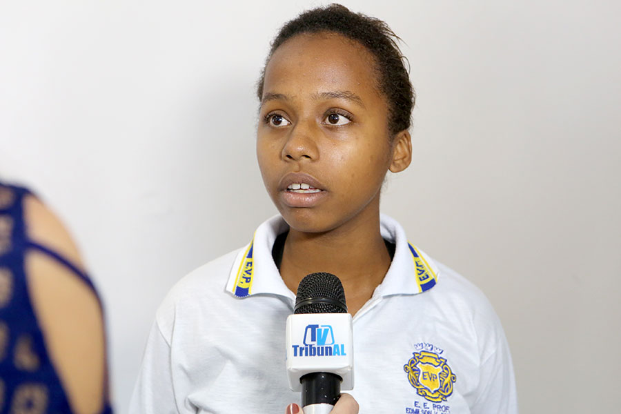 Maria Salete,15 anos, da Escola Estadual Edmilson Pontes.