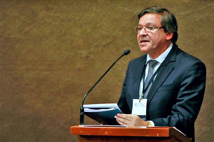 Presidente João Luiz explicou o trabalho do TJ/AL para alcançar o Selo Diamante. Foto: Lucas Castor, Agência CNJ