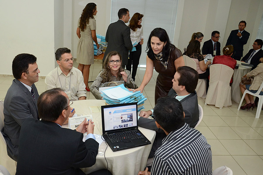André Avancini (sentado, à direita) durante capacitação em João Pessoa