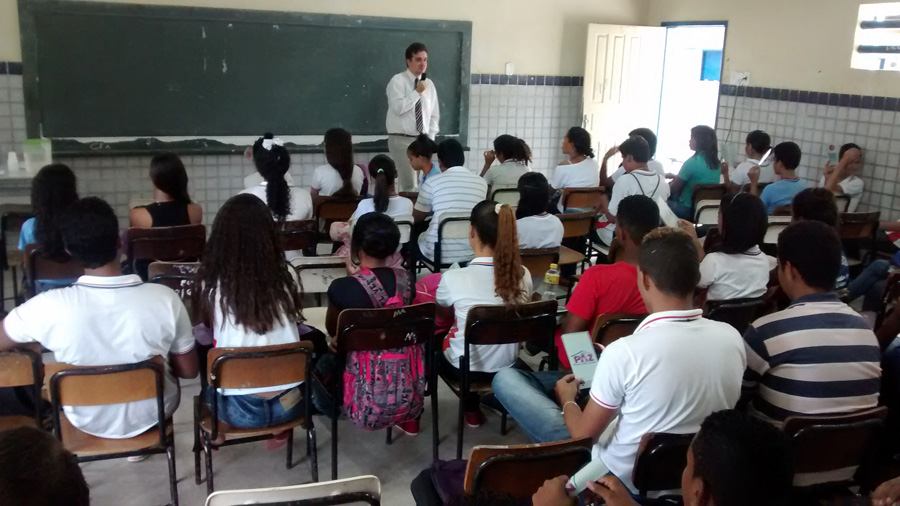 Escola Silveira Camerino - juiz coordenador do PCJE, André Avancini