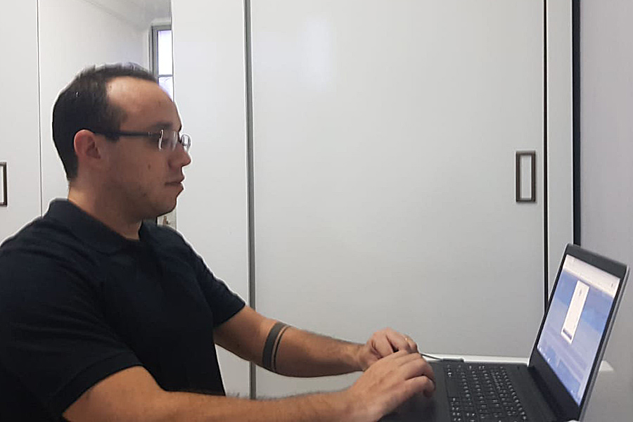 Daniel Souto Doria, servidor do Departamento Central de Assuntos Judiciários da CGJ.