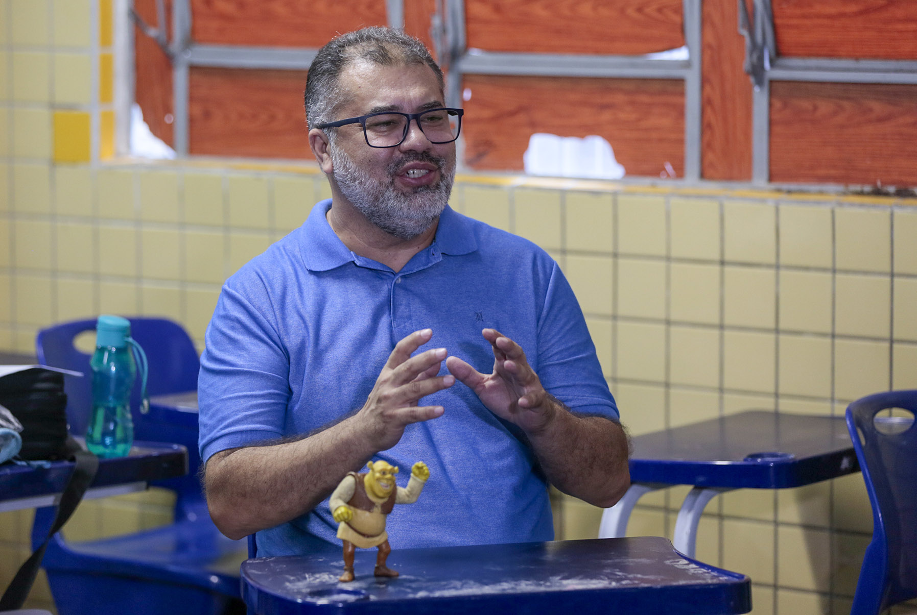 Justiça Restaurativa promove círculo com professores da Escola Mário Broad