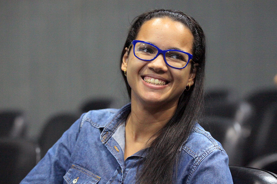 Laila  Gabriele Barros, assessora da 14ª Vara Criminal da Capital.