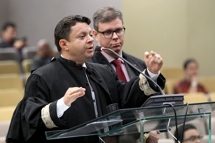 Advogado Cristiano Barbosa Moreira fez sustentação representando Antônio Albuquerque.
