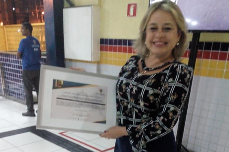Margarida Melo recebeu menção honrosa da Uninassau.