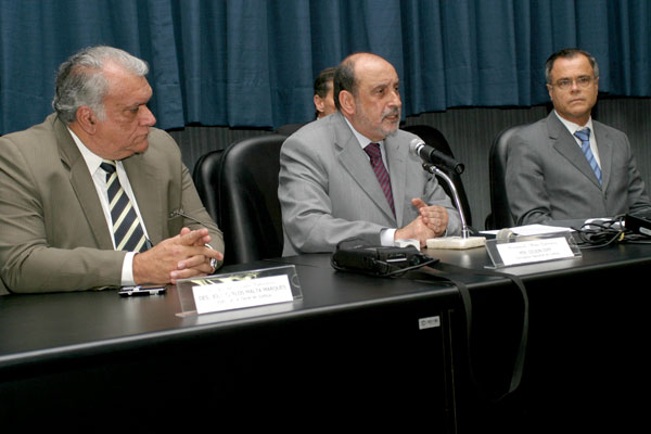 Entrevista coletiva reuniu representantes do CNJ e do TJ/AL na sede da Esmal