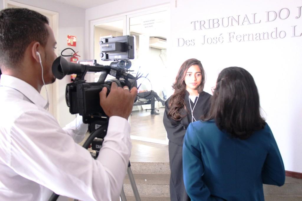 Teresa Cavalcante, de 12 anos, participou da atividade.