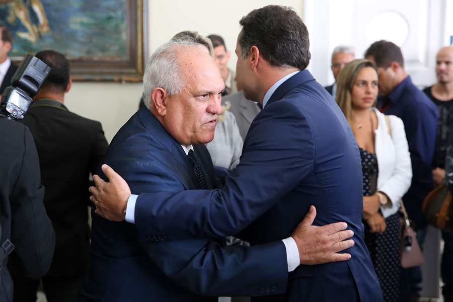 Presidente Otávio Praxedes e governador Renan Filho