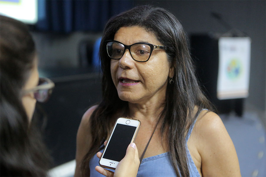 Luzia Rodrigues, psicopedagoga e servidora do PCJE.