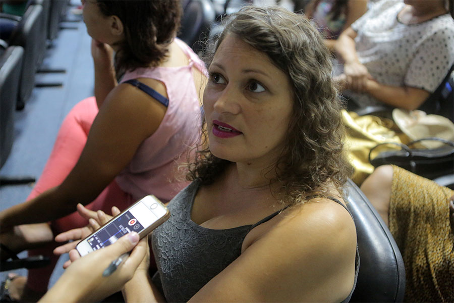 Jofesa Ferreira, psicóloga da Comunidade Acolhedora Paz em Cristo.